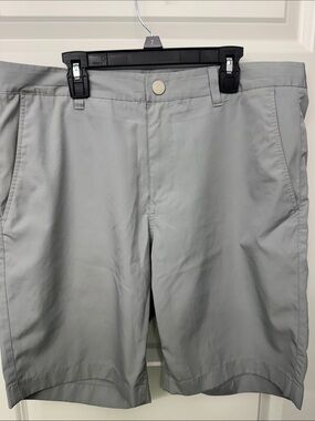 Bonobos Light Gray Flat Front Chino Shorts
